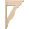 Ekena Millwork 8-in W x 24-in D x 36-in H Funston Trad Rough Cedar Woodgrain TimberThane Outlooker, Primed Tan OUTUR080X24X36FST04RCPR - alternate 5